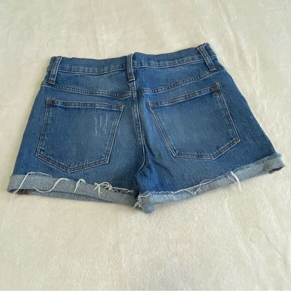 MADEWELL HIGH RISE DENIM SHORTS DISTRESSED - Picture 4 of 8